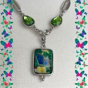 💕Beautiful Vintage Butterfly Pendent Necklace💕